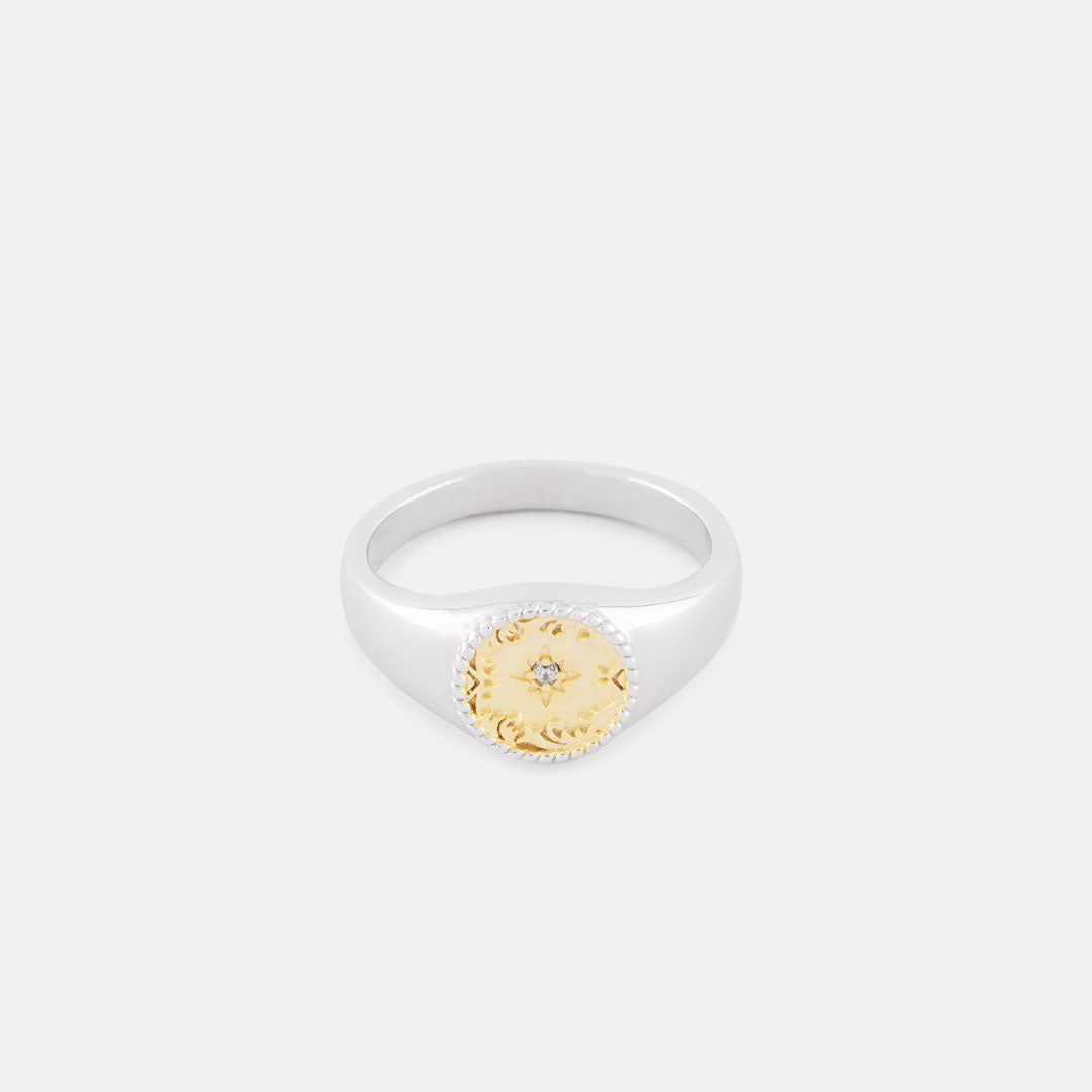 Silver Sundown Ring
