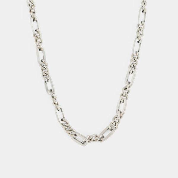 Silver Track Chain Necklace
