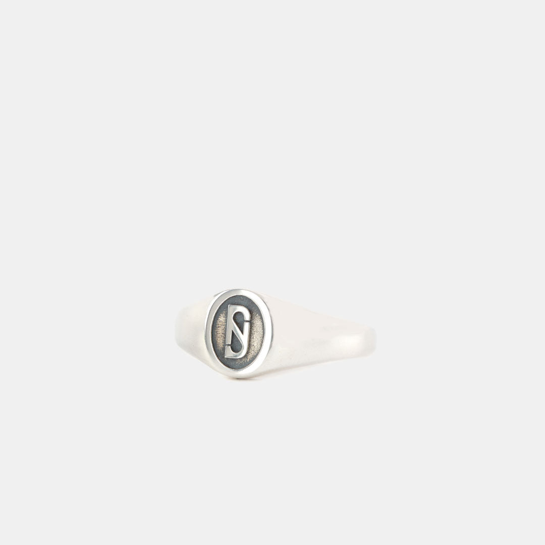 Silver Trademark Signet Ring