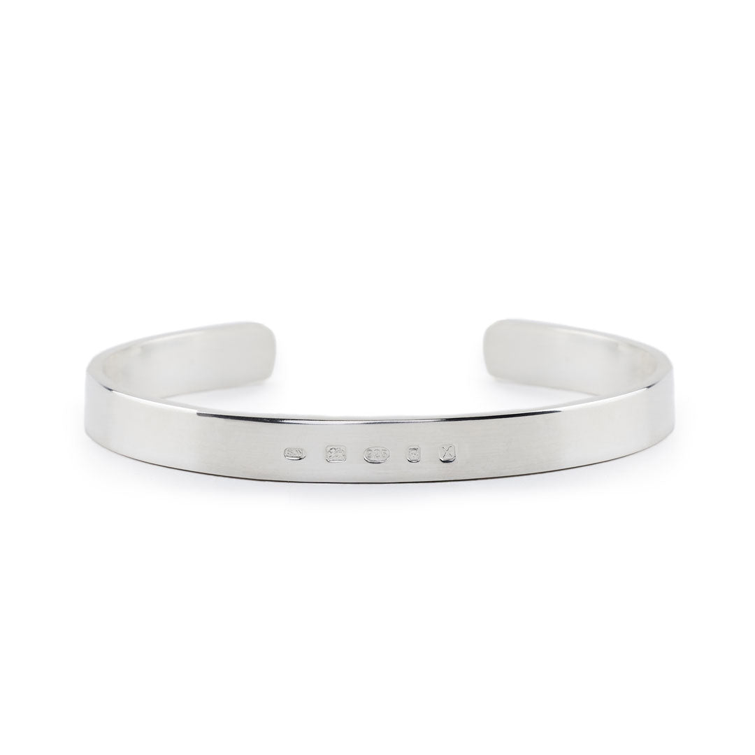 Silver Traditional Hallmark Cuff