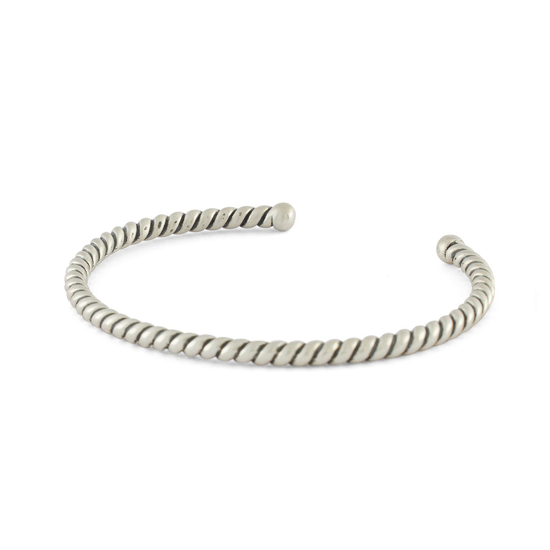 Silver Twist Cuff - Serge DeNimes