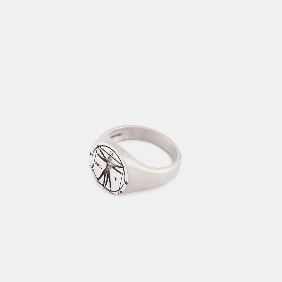 Silver Vitruvian Ring – Serge DeNimes