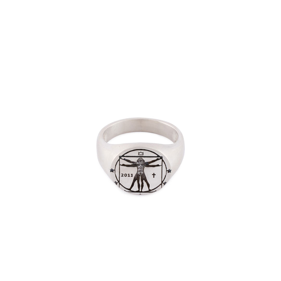Silver Vitruvian Ring