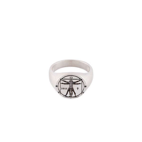 Silver Vitruvian Ring – Serge DeNimes