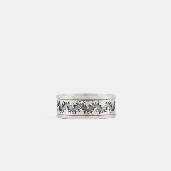 Silver Western Ring