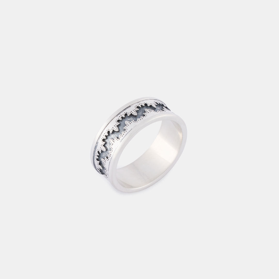Silver Western Ring