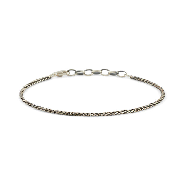 Silver Wheat Chain Bracelet - Serge DeNimes