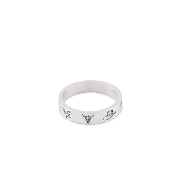 Silver Wild West Ring