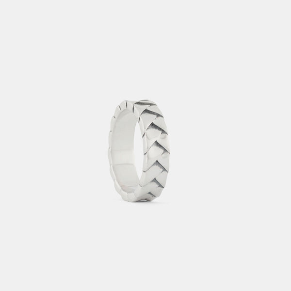 Silver Woven Ring