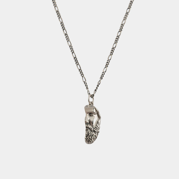 Silver Zeus Necklace