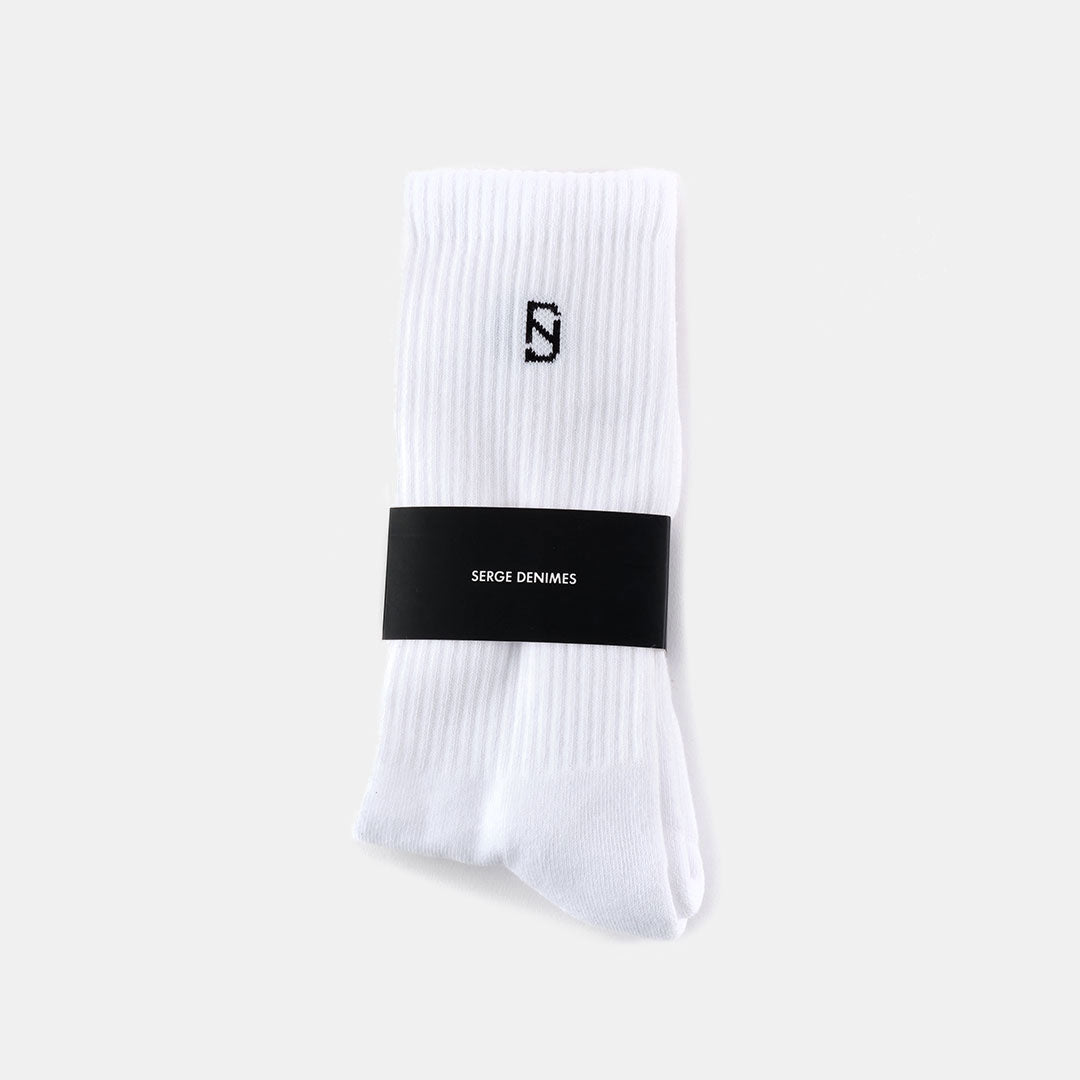 White Icon Socks