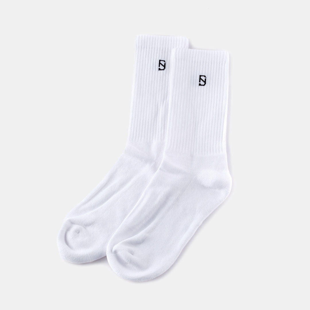 White Icon Socks