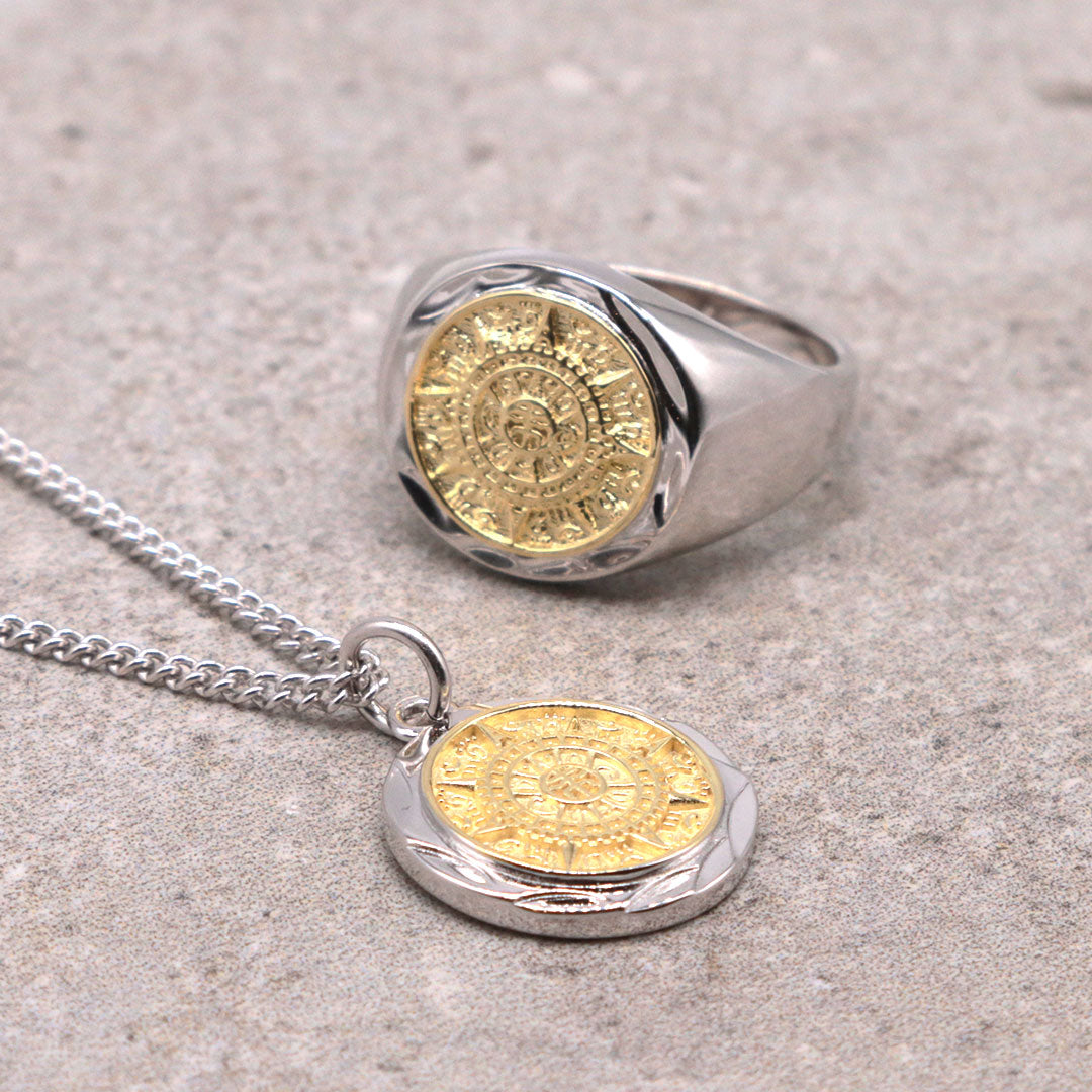 Silver Compass Ring
