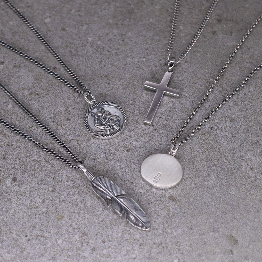 Silver Cross Necklace - Serge DeNimes