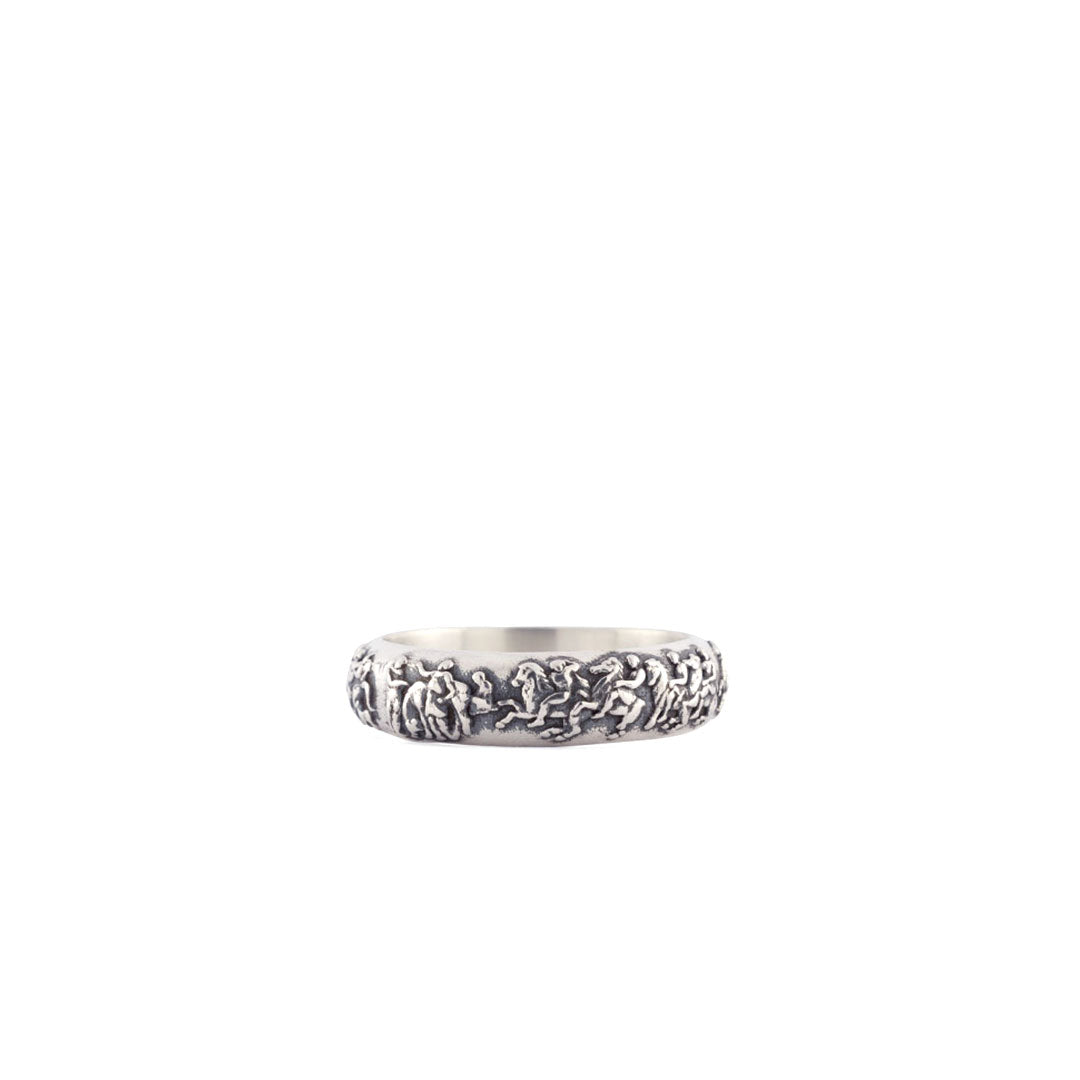 Silver Frieze Ring - Serge DeNimes