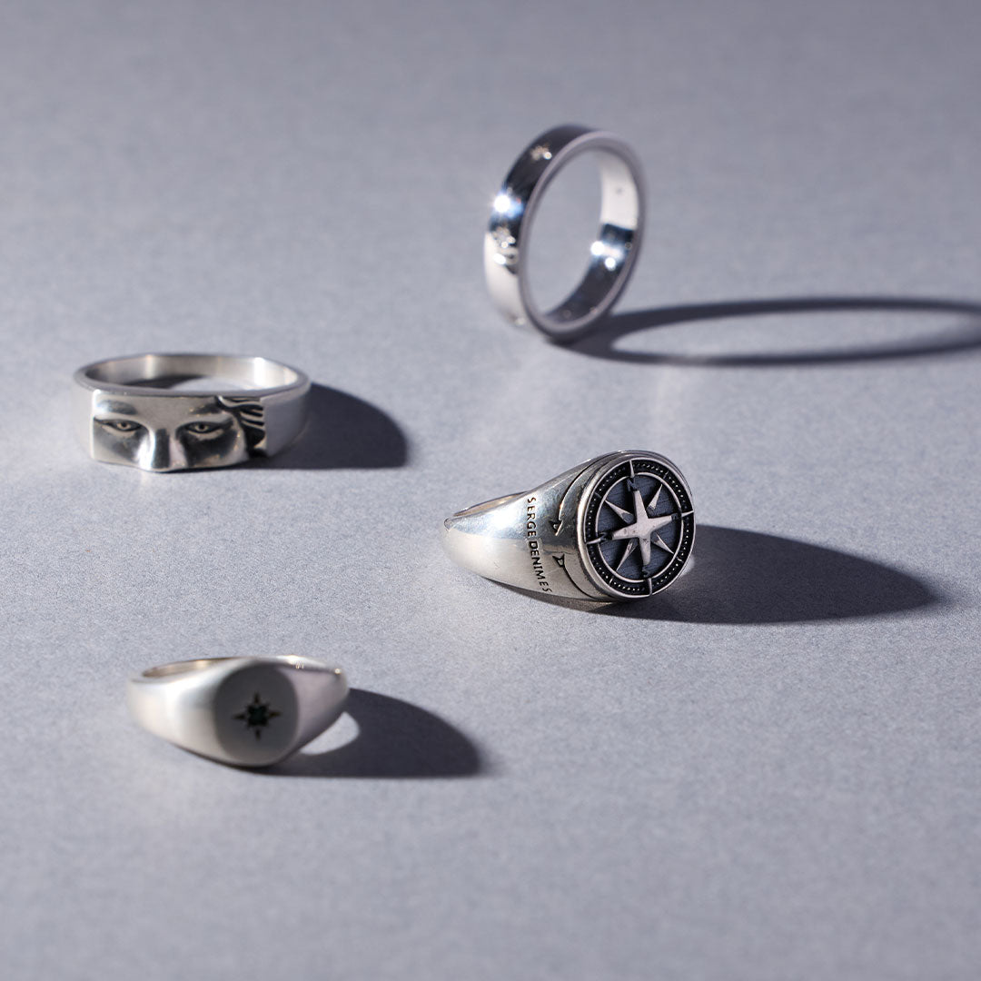 Silver Napoleon Ring - Serge DeNimes