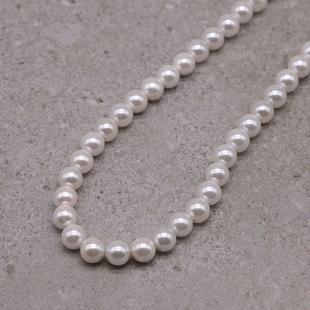 Silver Pearl Necklace | 925 Sterling Silver | Serge DeNimes