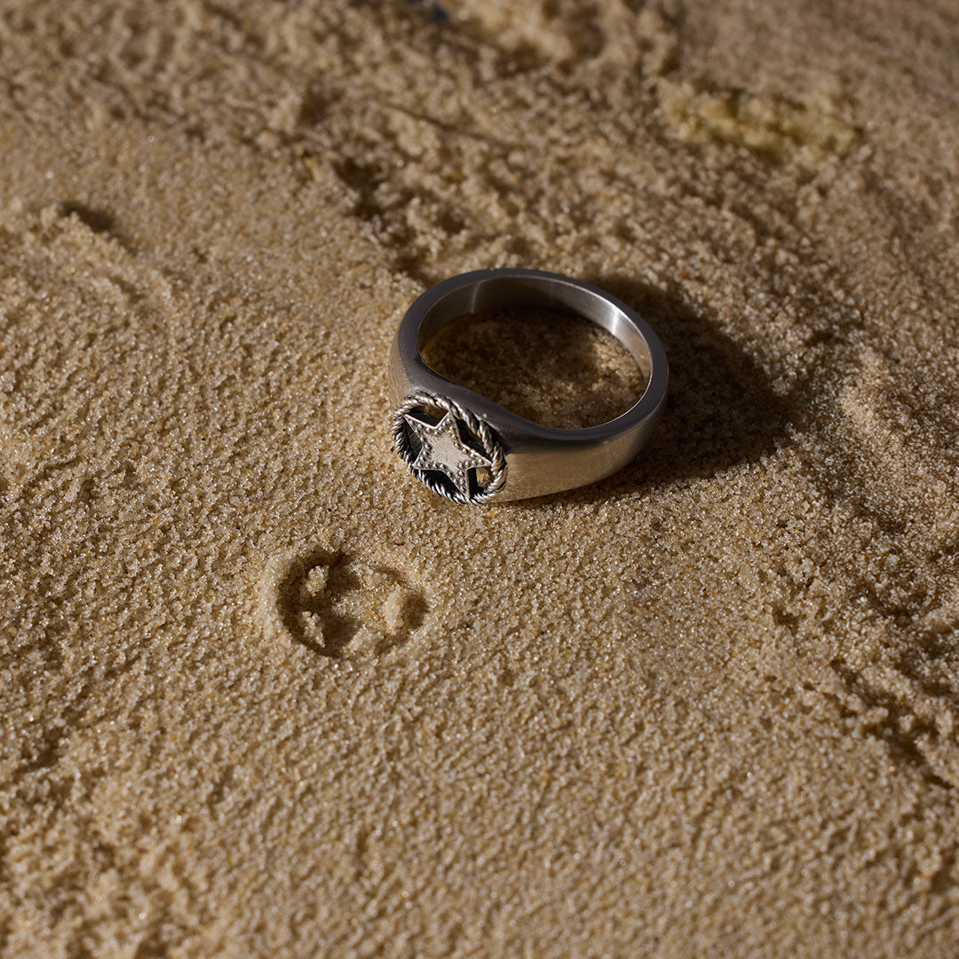 Silver Sheriff Ring - Serge DeNimes