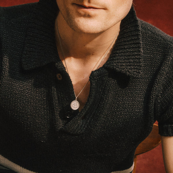 Silver St Christopher Necklace