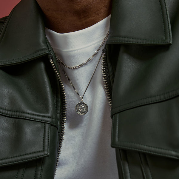 Silver St Christopher Necklace