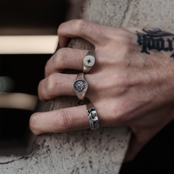 Silver St Christopher Ring