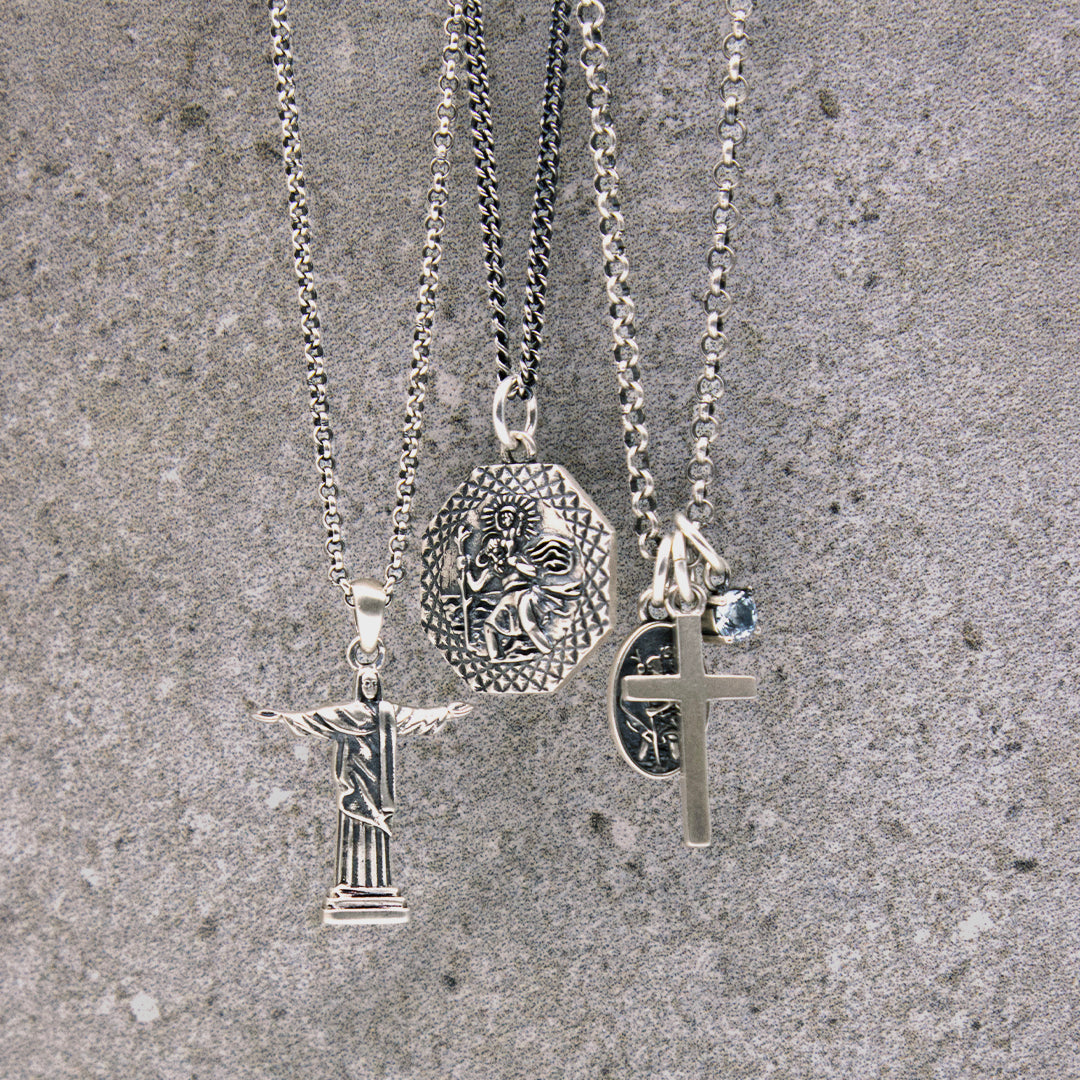 Silver Triple Protect Necklace