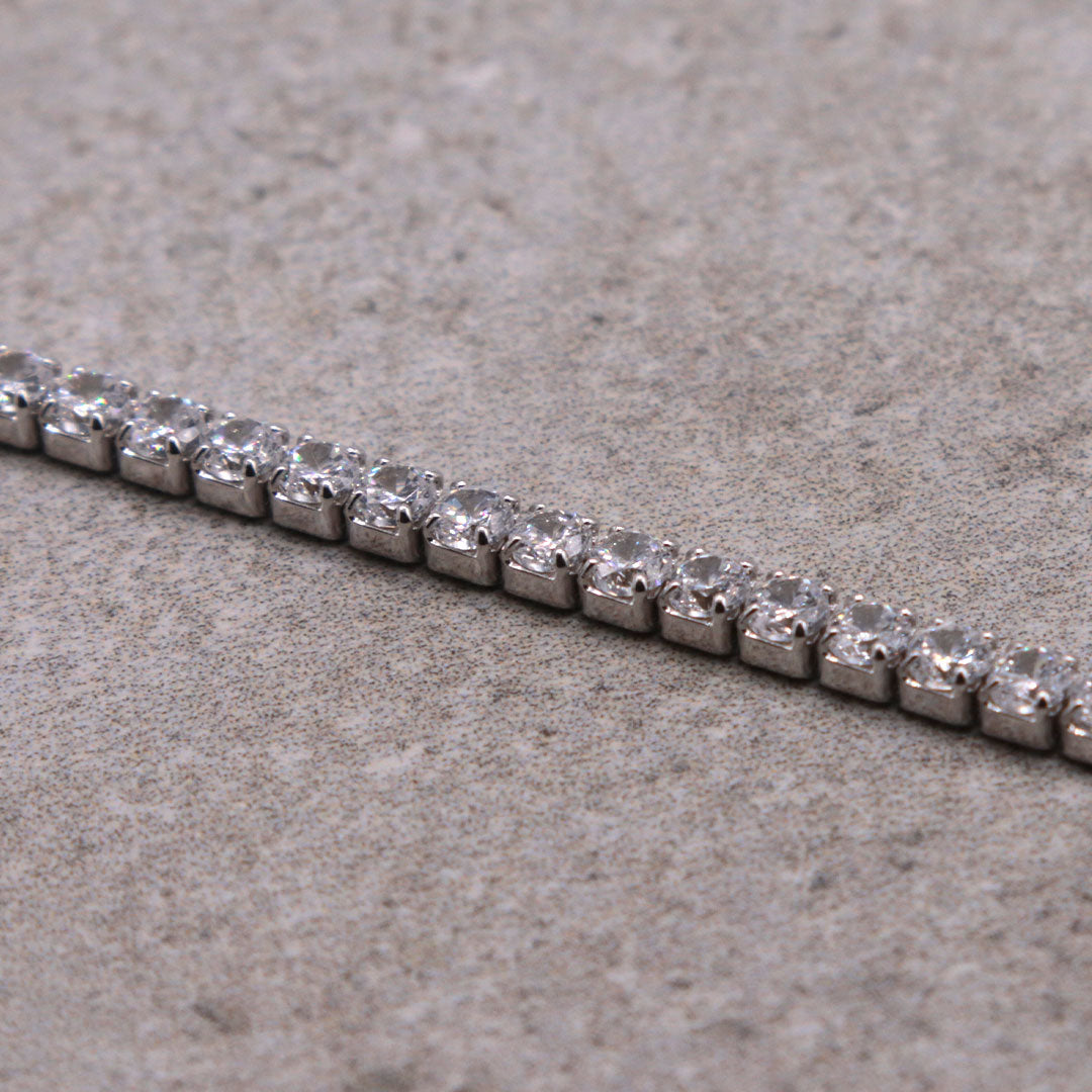 Silver Tennis Chain Bracelet - Serge DeNimes