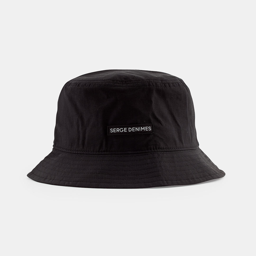 Black Logo Bucket Hat - Serge DeNimes