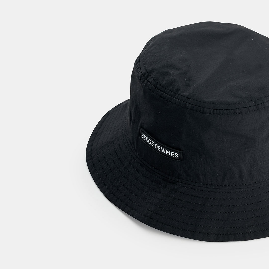 Black Logo Bucket Hat - Serge DeNimes