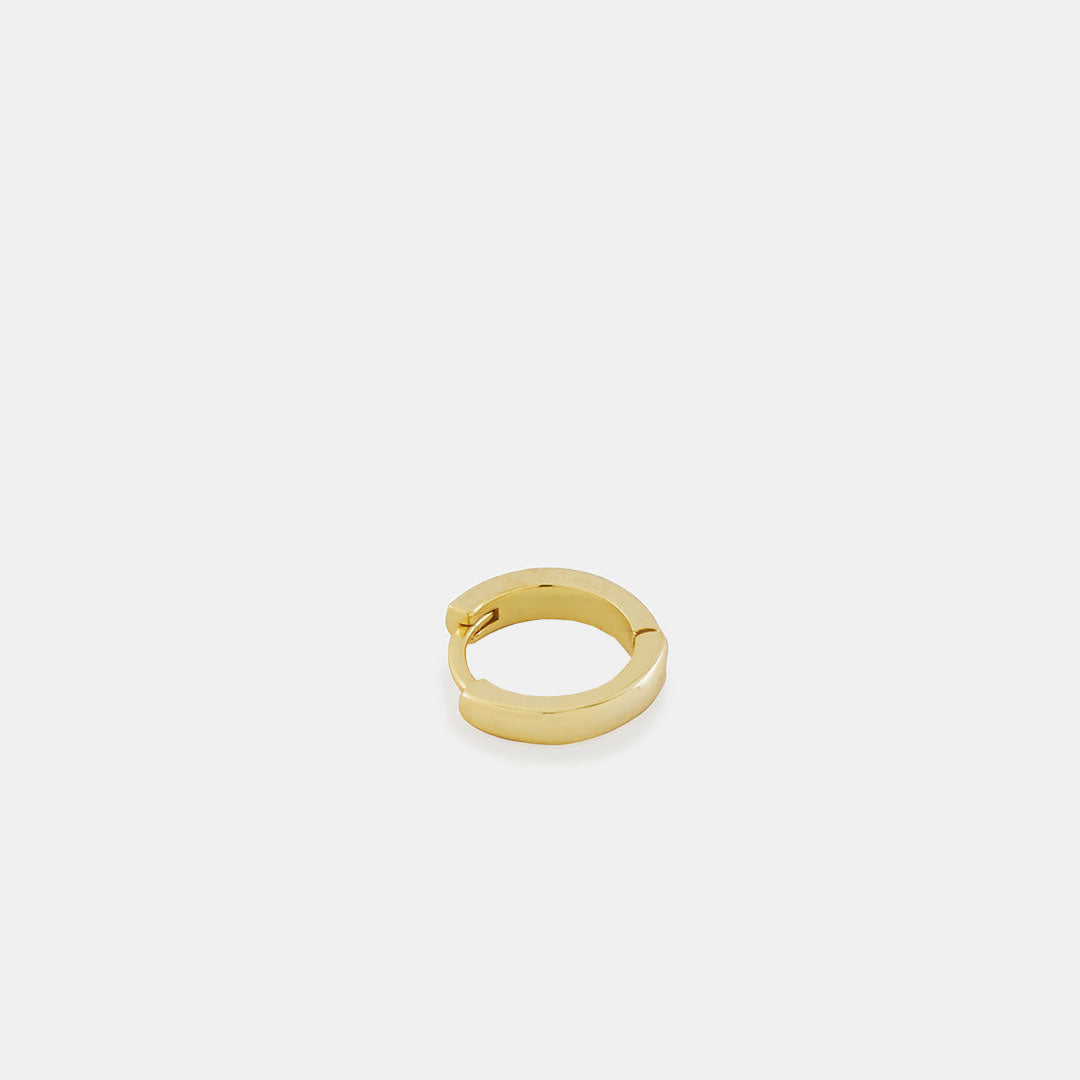 Gold Plated Silver Huggie Earring - Serge DeNimes