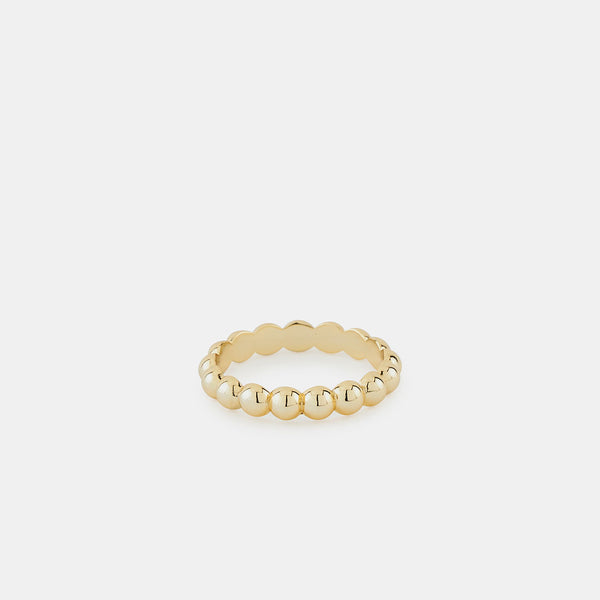 Gold Plated Silver Bubble Ring - Serge DeNimes