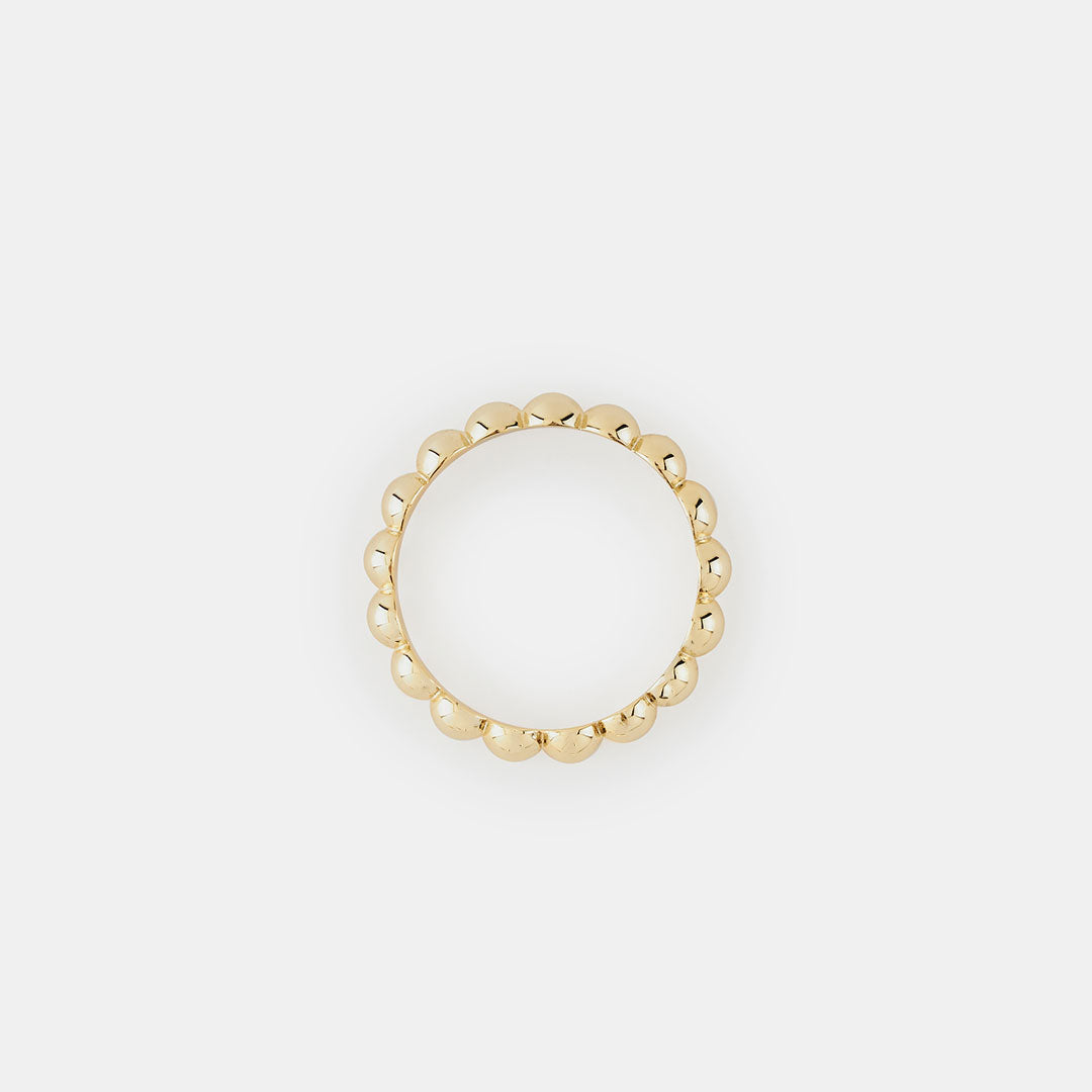 Gold Plated Silver Bubble Ring - Serge DeNimes