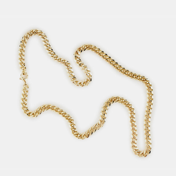 Gold Plated Silver Curb Chain - Serge DeNimes