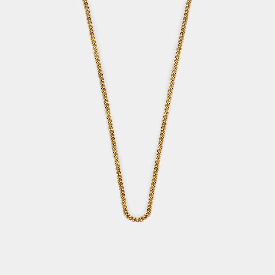 Gold Plated Silver Non Adjustable Chain - Serge DeNimes