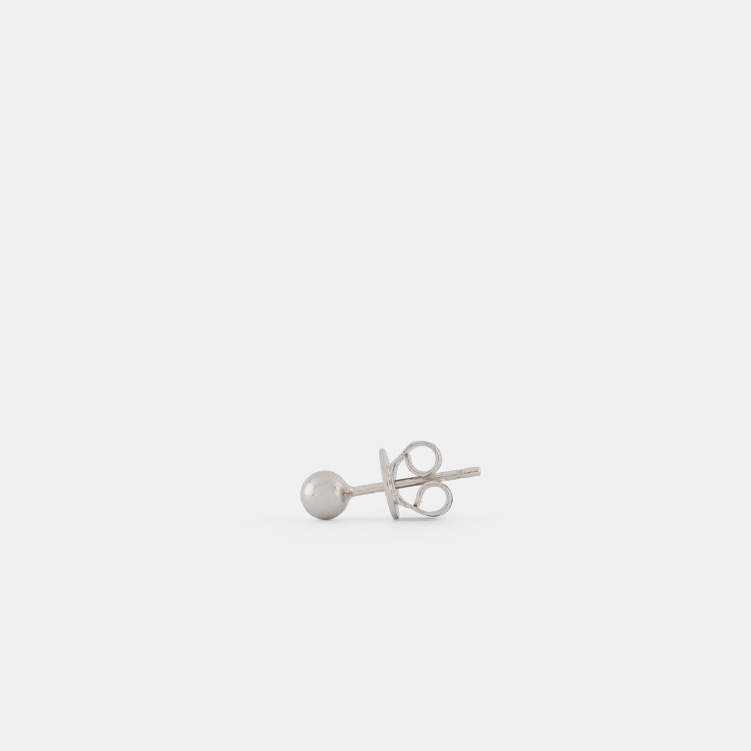 Sterling silver ball best sale earrings