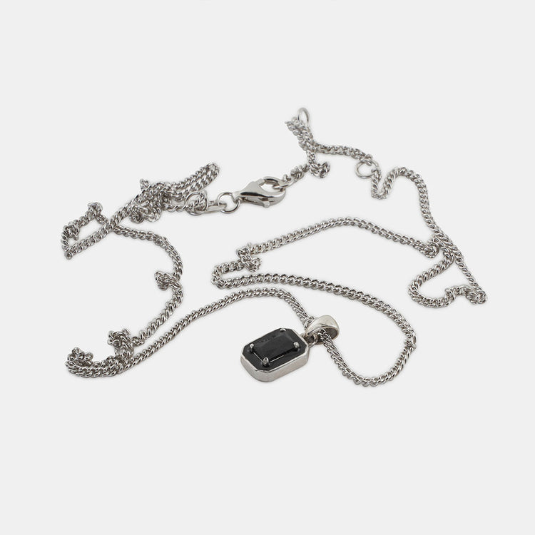 Silver Black Blush Necklace - Limited Edition - Serge DeNimes