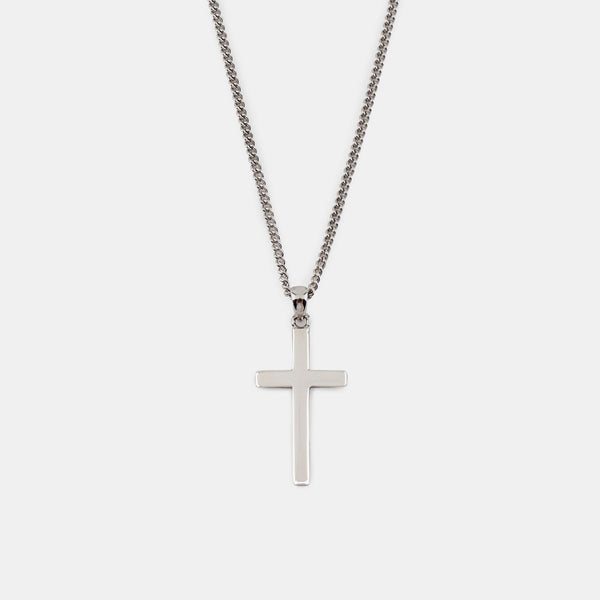 Silver Cross Necklace - Serge DeNimes