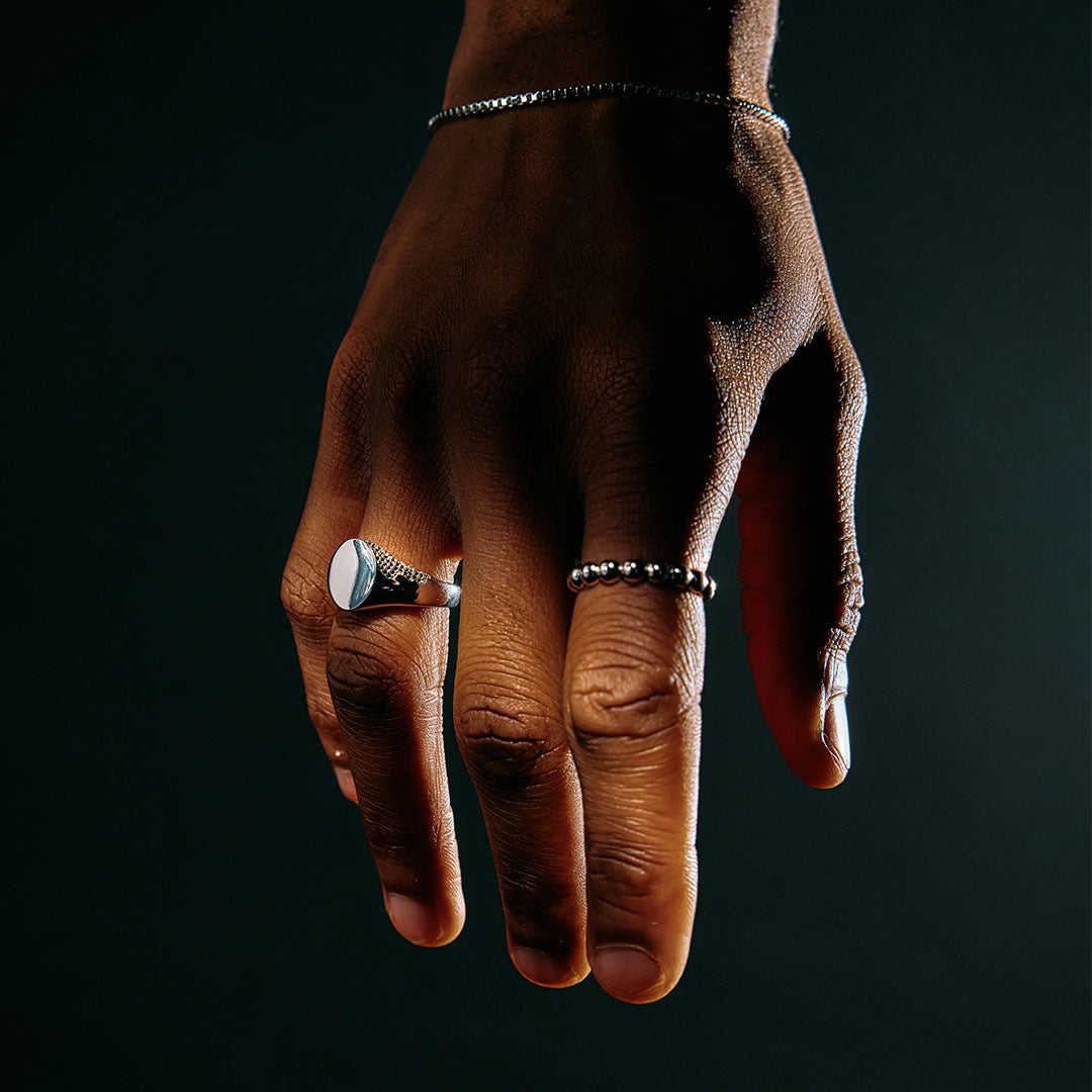 Silver Crystallised Ring - Serge DeNimes