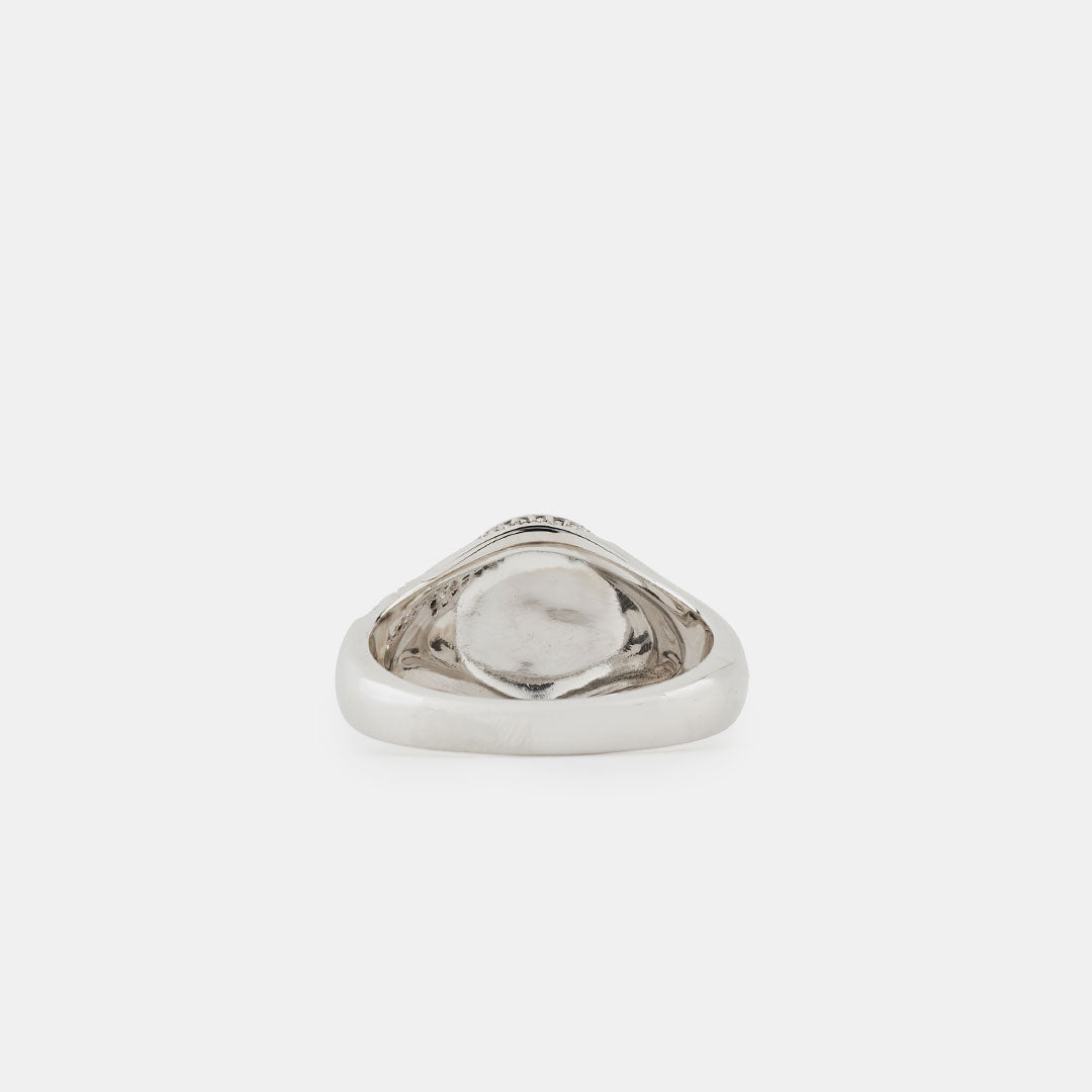 Silver Crystallised Ring - Serge DeNimes