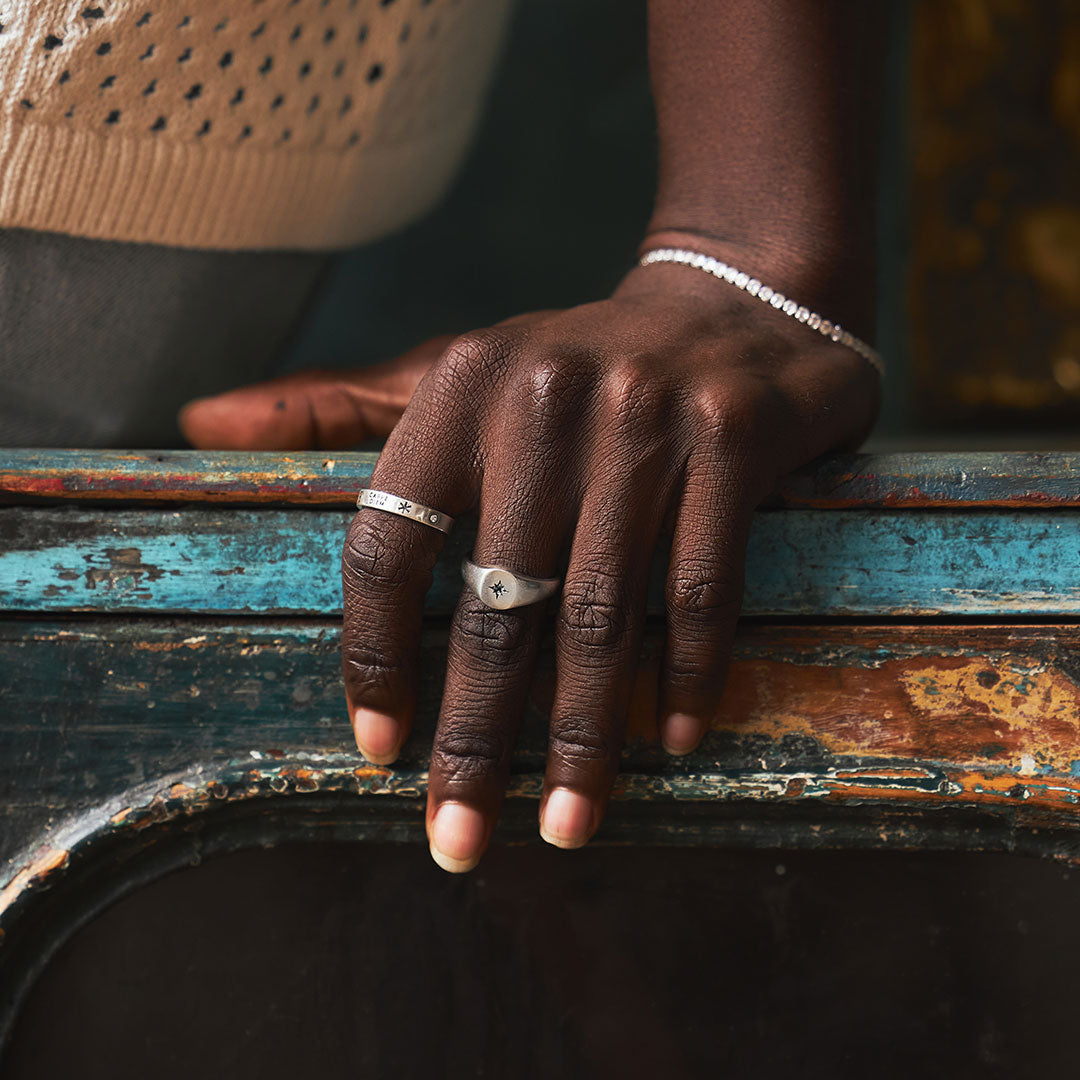 Silver Envy Signet Ring - Serge DeNimes