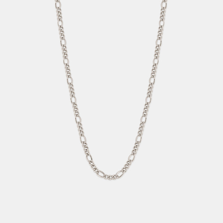 Silver Figaro Necklace
