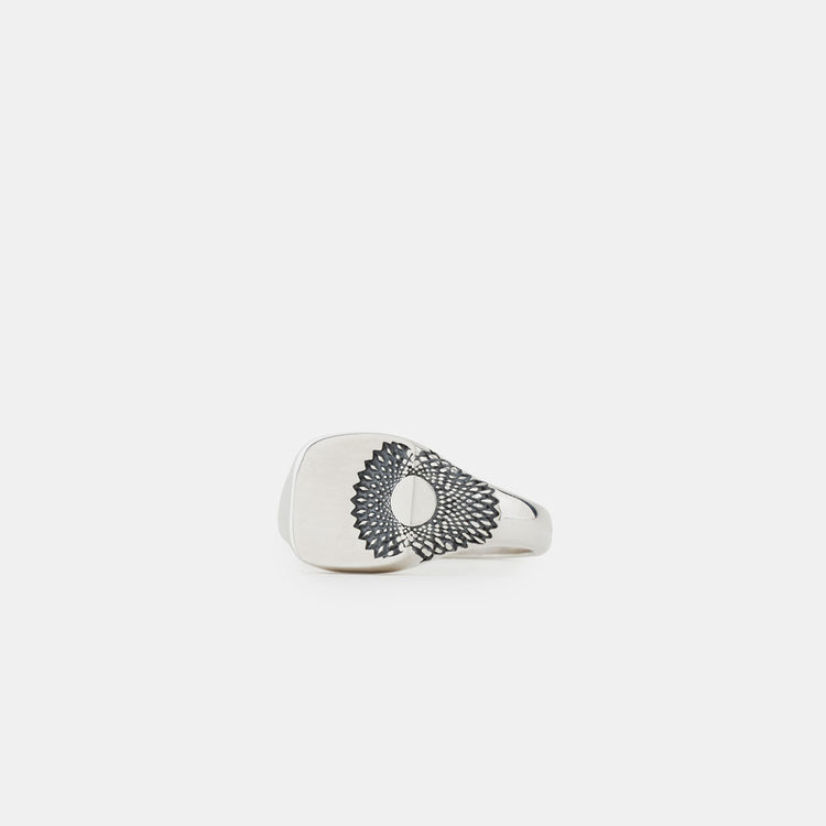 Silver Lattice Ring - Serge DeNimes