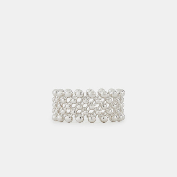 Silver Molecule Ring - Serge DeNimes