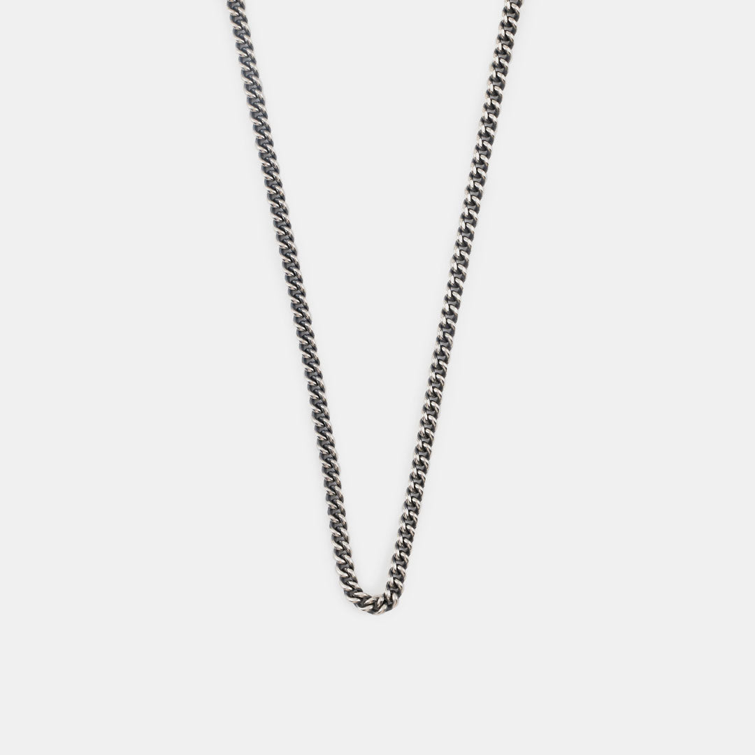 Silver Adjustable Oxidised Chain - Serge DeNimes