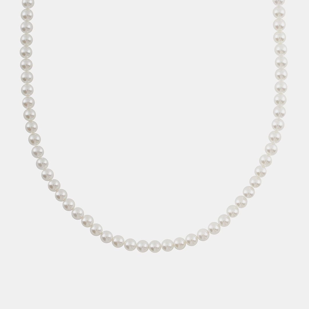 Silver Pearl Necklace - Serge DeNimes