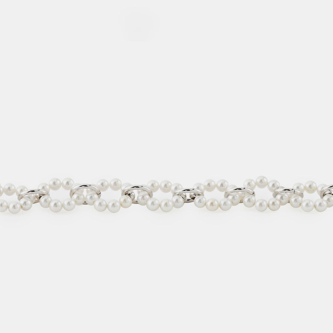 Silver Particle Bracelet