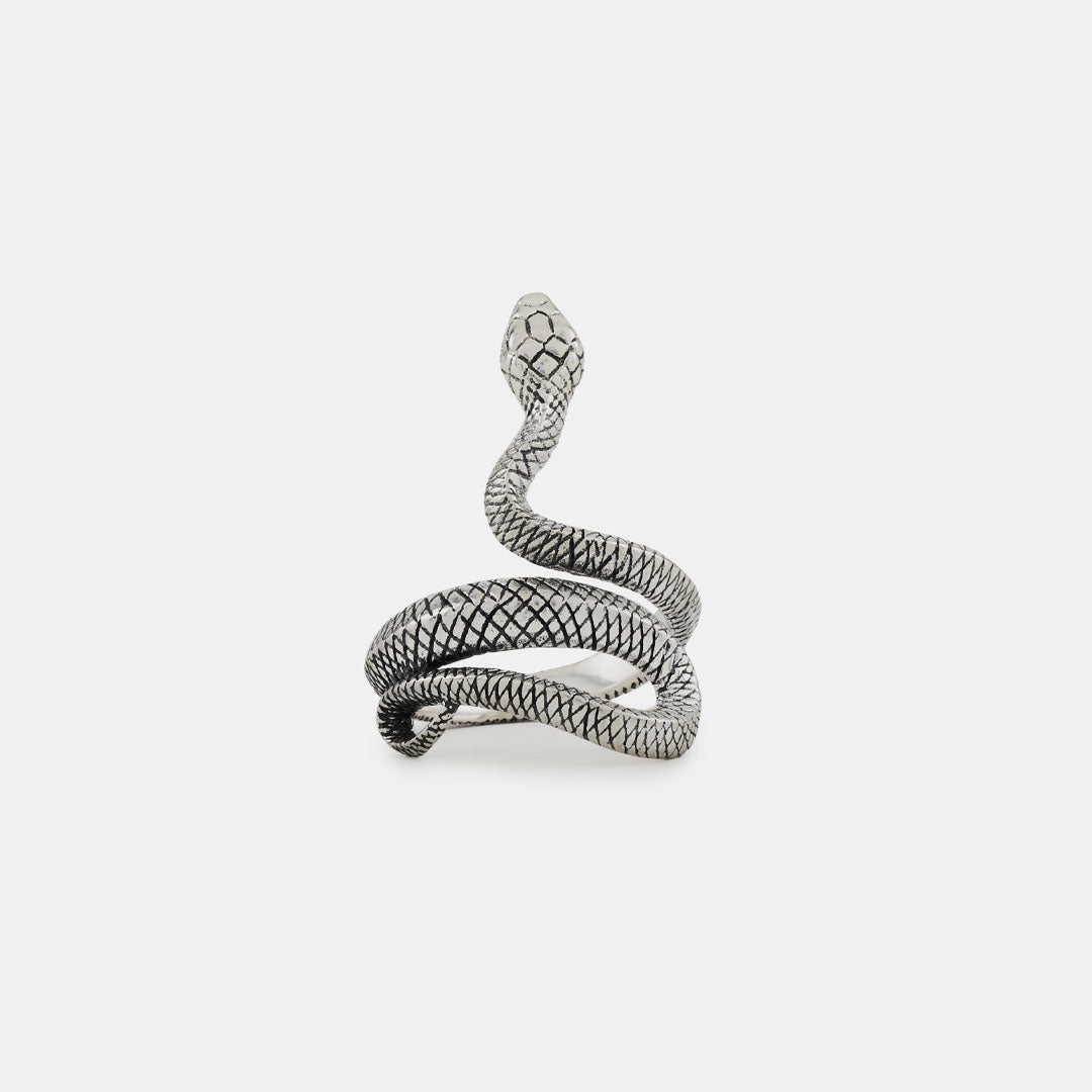 Silver Snake Ring - Serge DeNimes