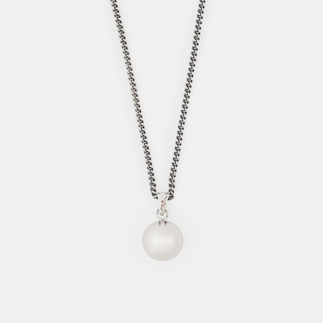 Silver Sphere Necklace - Serge DeNimes