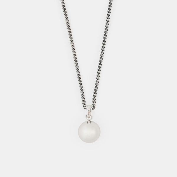 Silver Sphere Necklace - Serge DeNimes