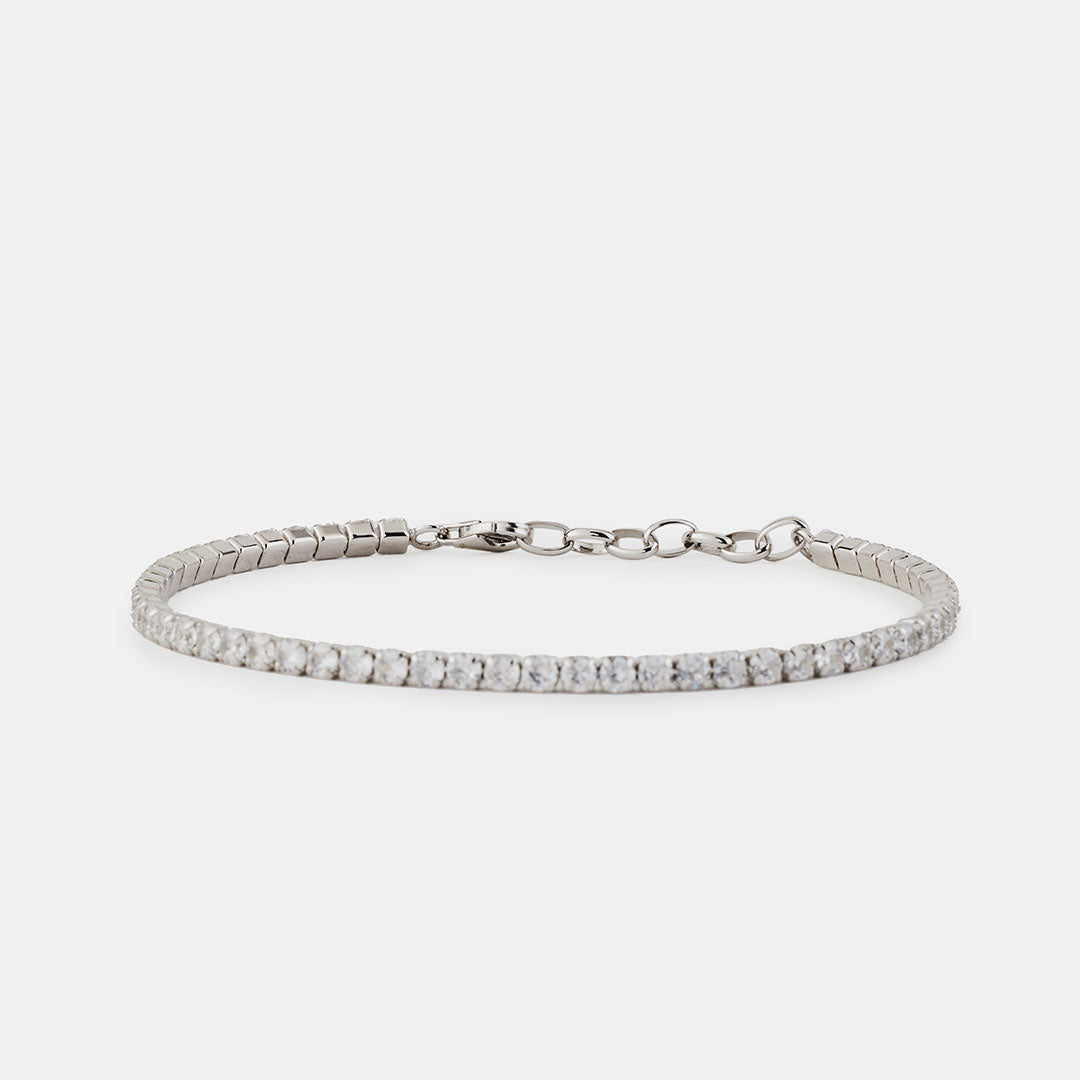 Silver Tennis Chain Bracelet – Serge DeNimes